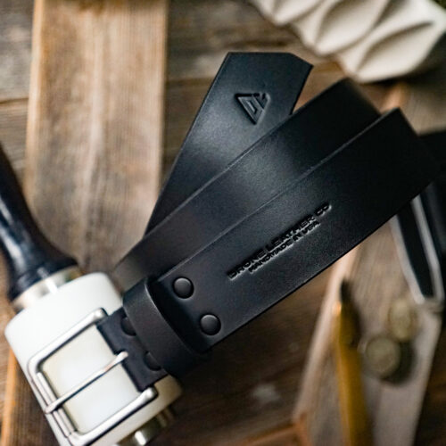 Leather Belt - Black