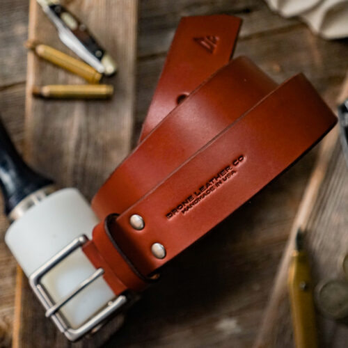 Leather Belt - Brown